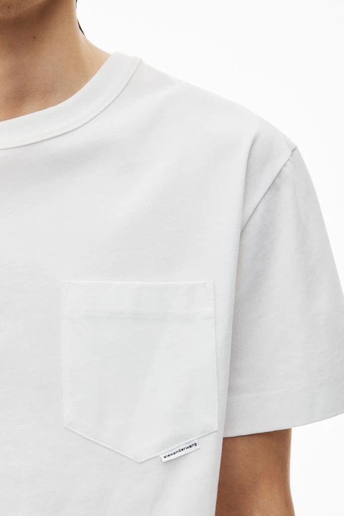 Alexander Wang UNISEX POCKET TEE IN HIGH TWIST JERSEY 5