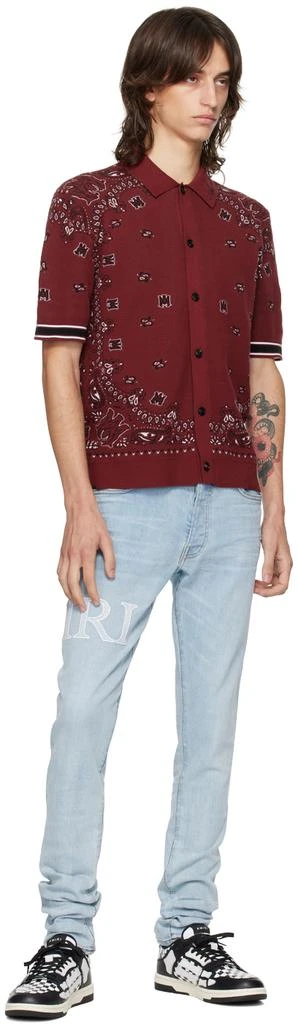AMIRI Red Bandana Shirt 4