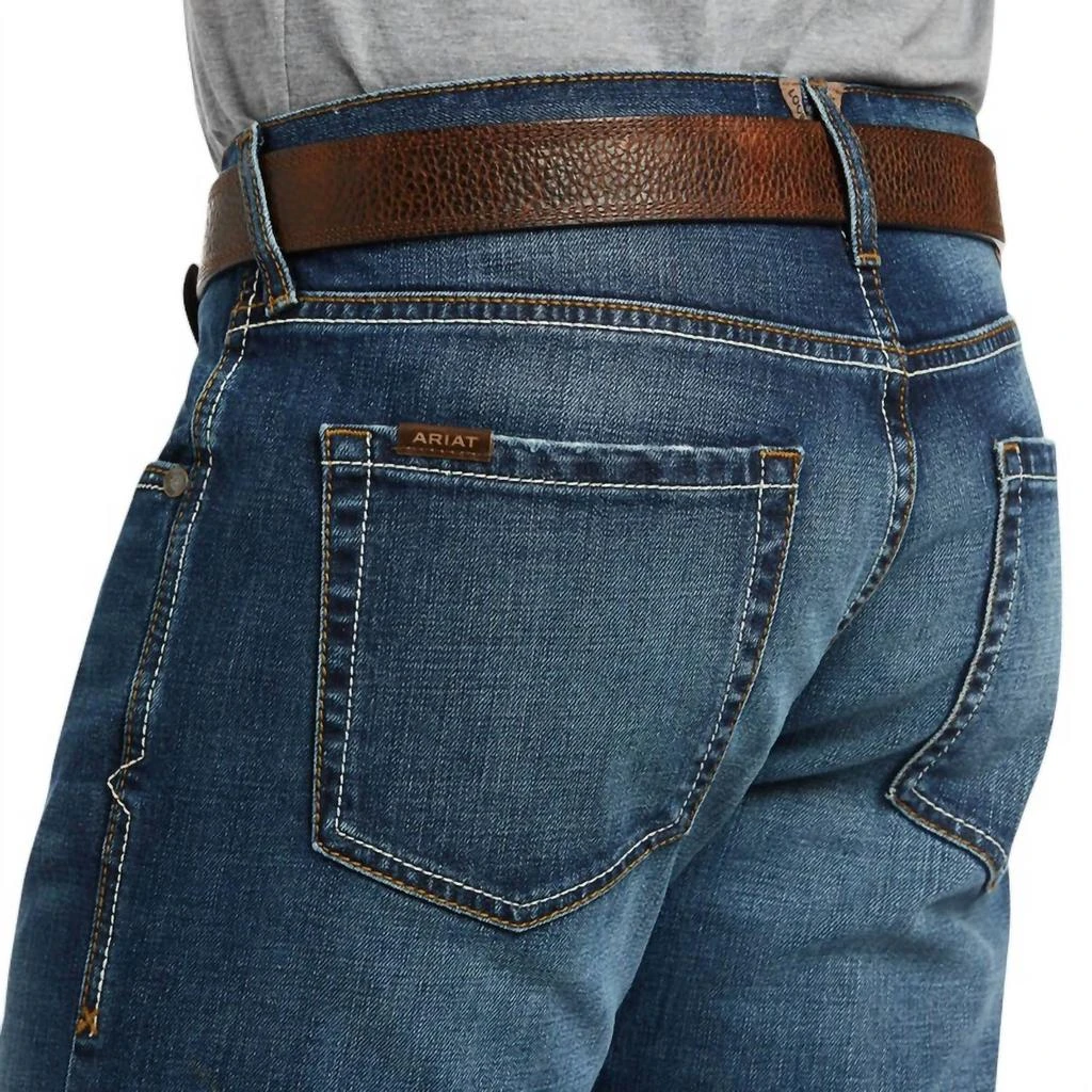 Ariat Men's M5 Stretch Madera Stackable Straight Leg Jean - Length: 32" In Heath 5