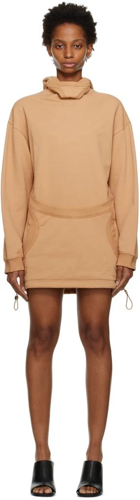 Dion Lee Tan Interlock Mask Hoodie 1