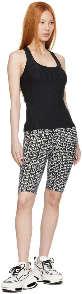 Balmain Black Nylon Tank Top 4