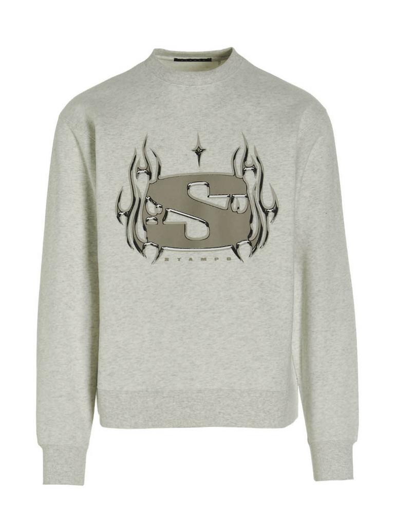 Stampd chrome Flame Sweatshirt