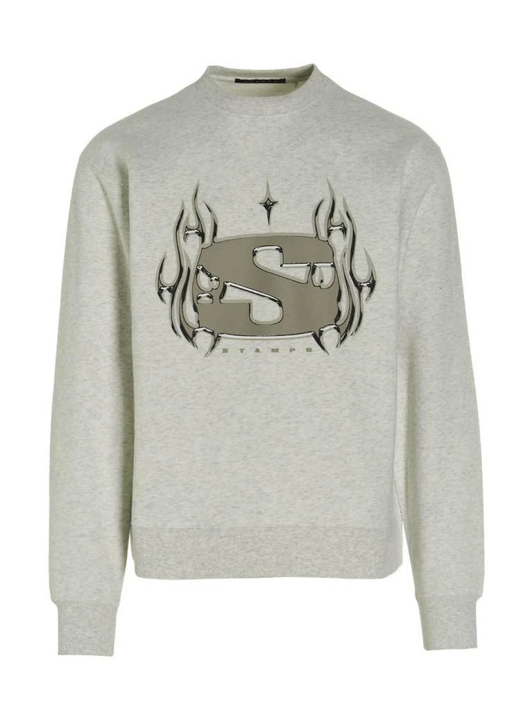 Stampd chrome Flame Sweatshirt 1