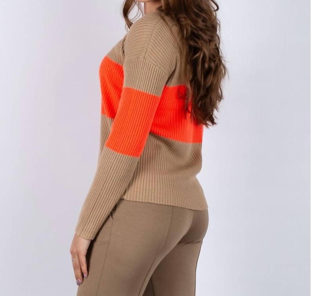 VILAGALLO Vilagallo - Pullover Color Block Sweater