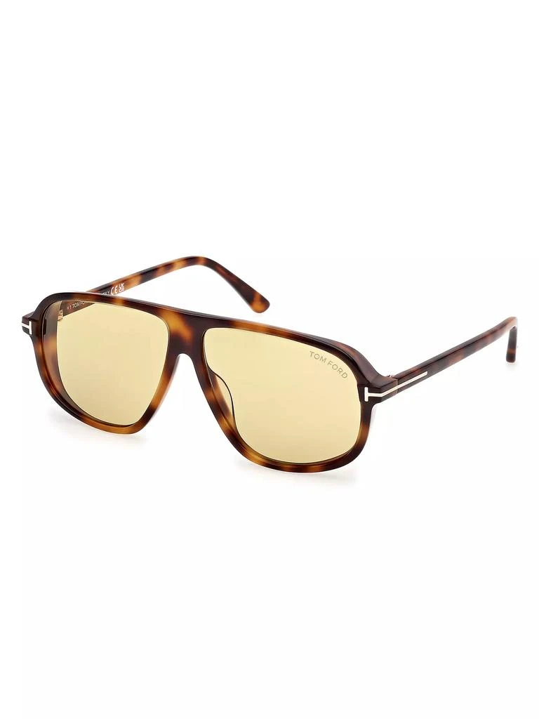 Tom Ford Guillaume 61MM Aviator Sunglasses 1
