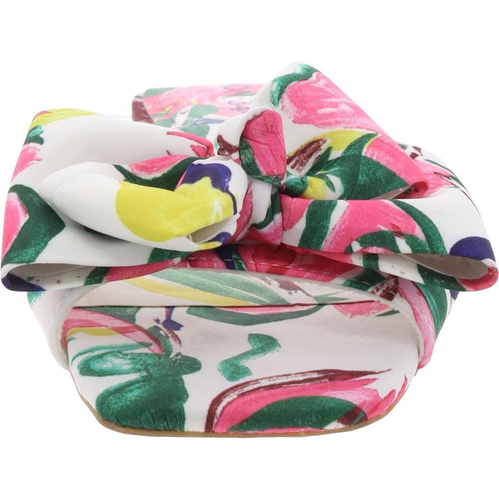 On 34th Jazminnf Womens Floral Slip On Slide Sandals