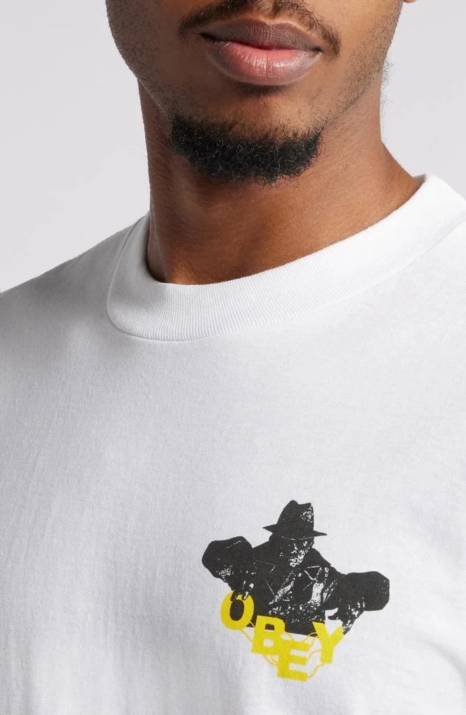 Obey Inner Power Cotton Graphic T-Shirt 4