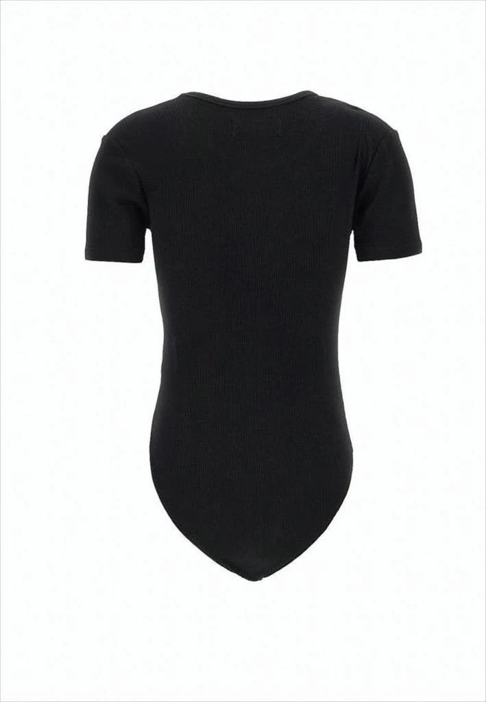 Vivienne Westwood Fitted Ribbed Bodysuit with Minimalist Design and Emblem 3
