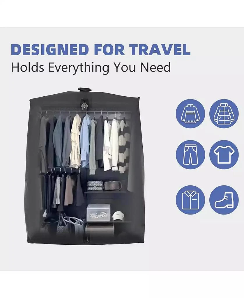 Urbanmax Reusable Vacuum Compression Bags with Pump (20") - Space-Saving Waterproof Travel Storage for Luggage 3