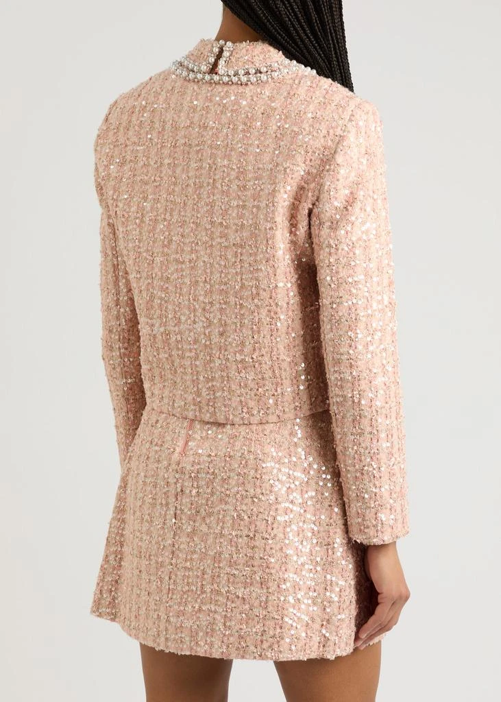 Alice + Olivia Kidman embellished tweed jacket 3