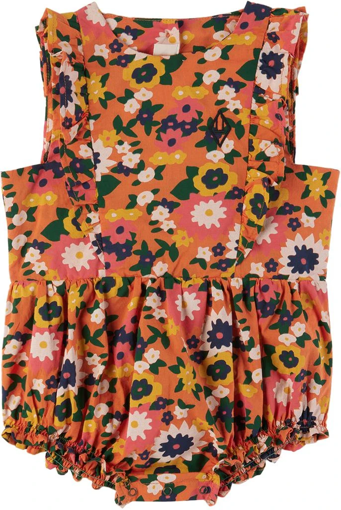 The Animals Observatory Baby Orange Meerkat Romper 1