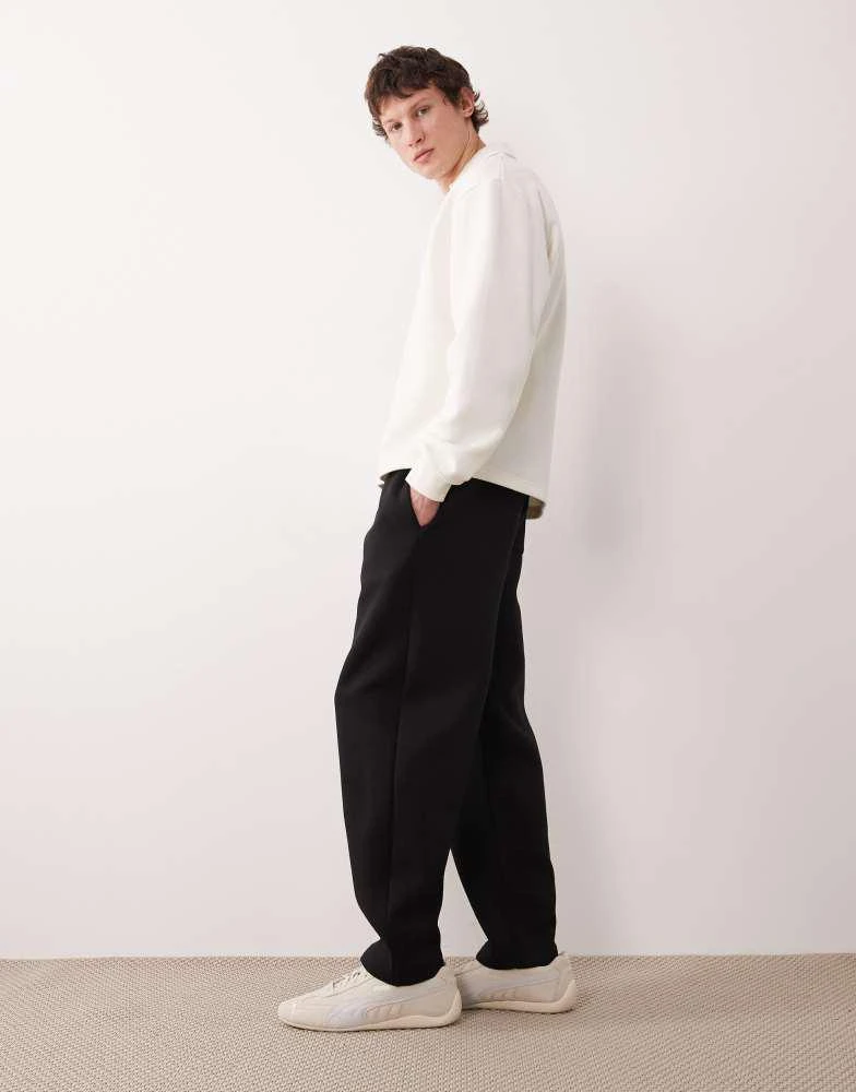 ASOS ASOS DESIGN balloon jogger in black 3