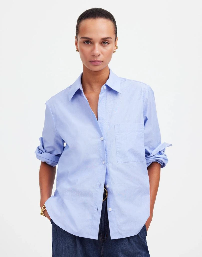 Madewell Easy Y-Neck Button-Up Shirt 1