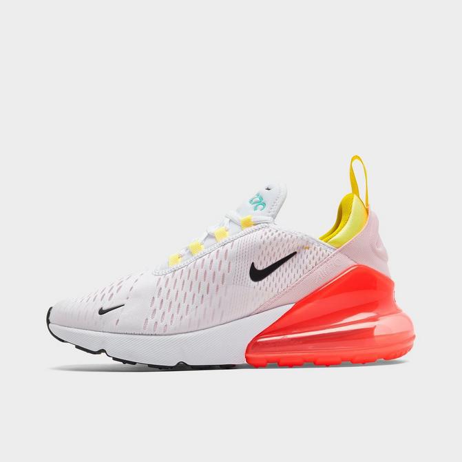 NIKE Women s Nike Air Max 270 Casual Shoes FZ3624 100 White Black Bright Crimson Pink Foam 10.0 Running Free Shipping BeyondStyle