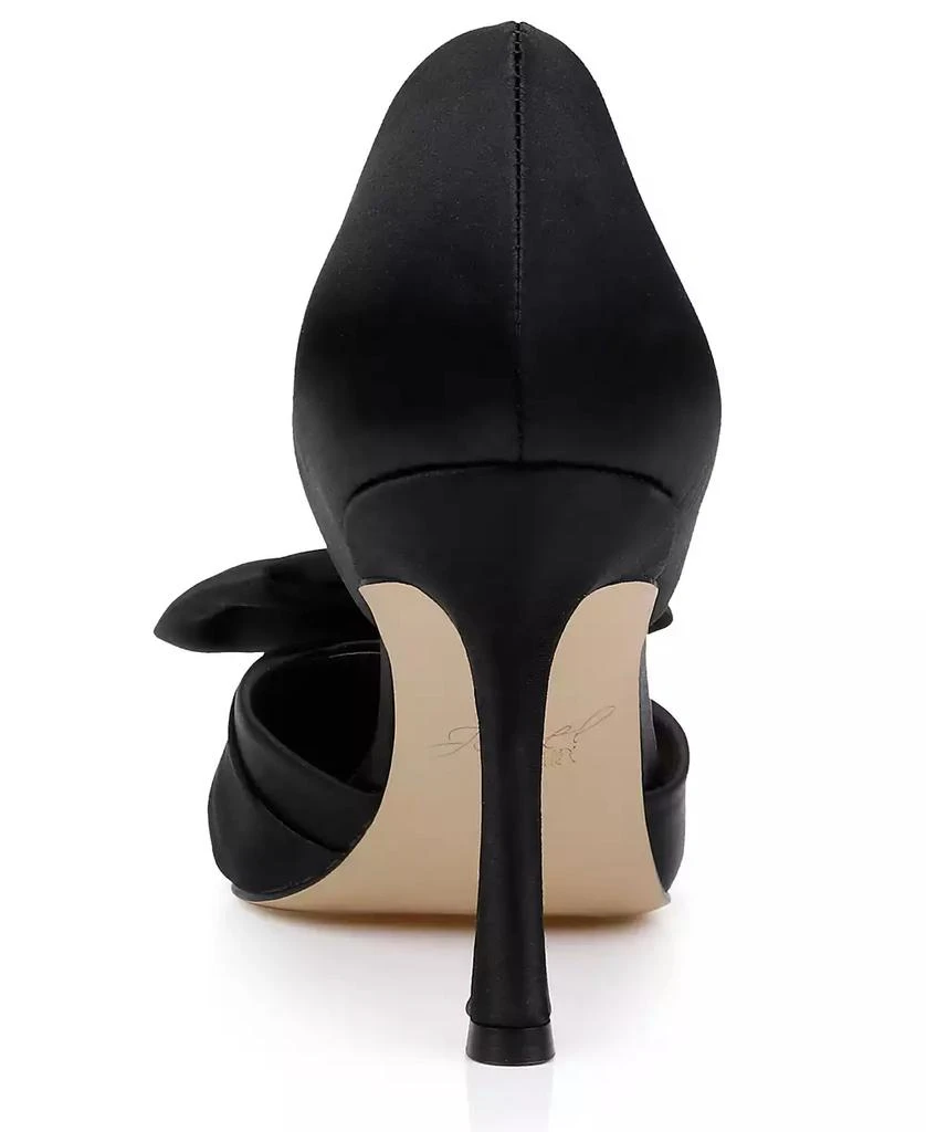 Badgley Mischka Women's Sidney Slip On Evening Bow Pumps 3