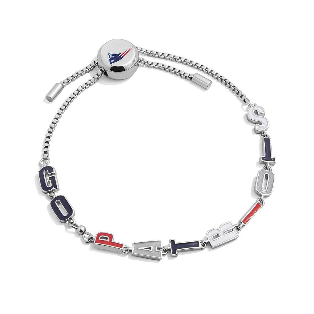 Baublebar Women's New England Patriots Slogan Pull-Tie Bracelet