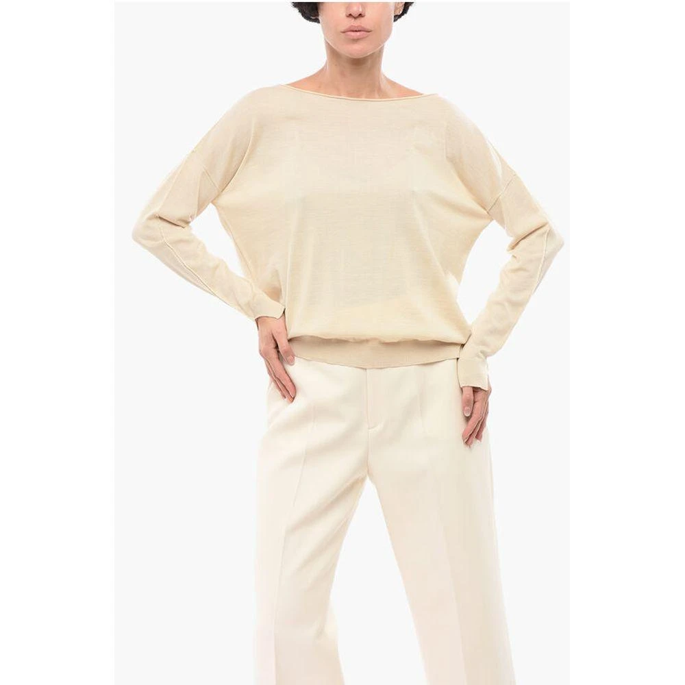 ROBERTO COLLINA Roberto Collina Solid Color Merino Wool Women's Sweater 1