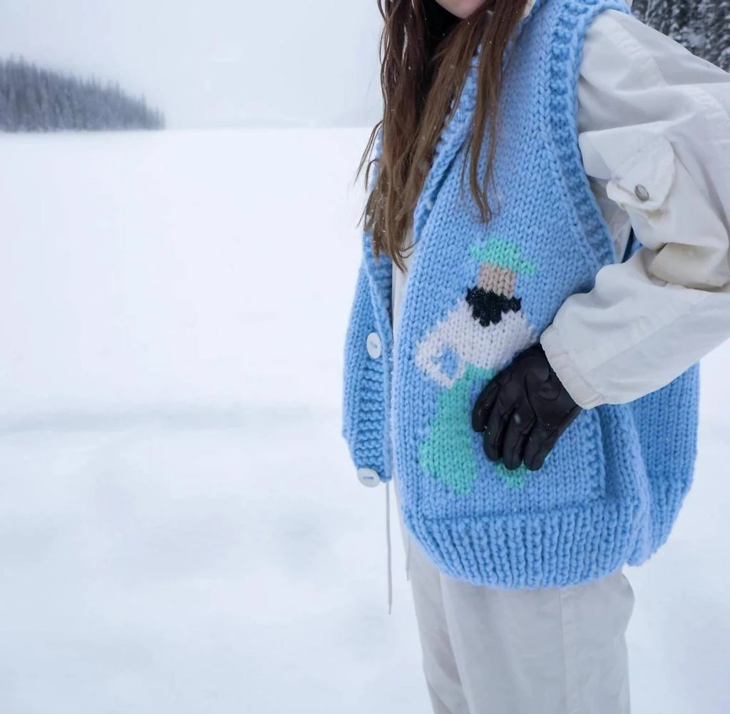 GOGO Sweaters Gogo Sweaters - Long Cowboy Vest 2