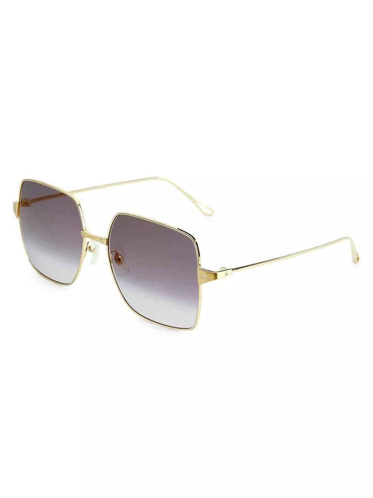 Cartier Santos De Cartier 57MM Square Sunglasses 2