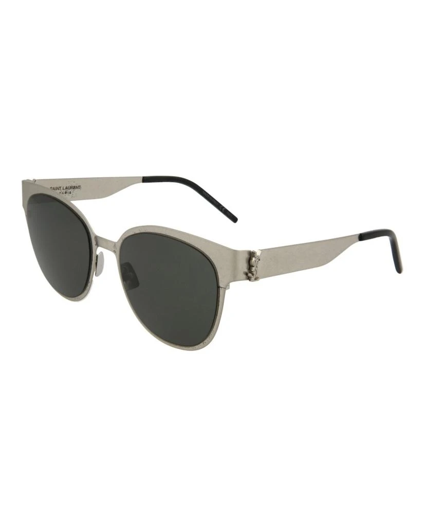 Yves Saint Laurent Round-Frame Metal Sunglasses 2