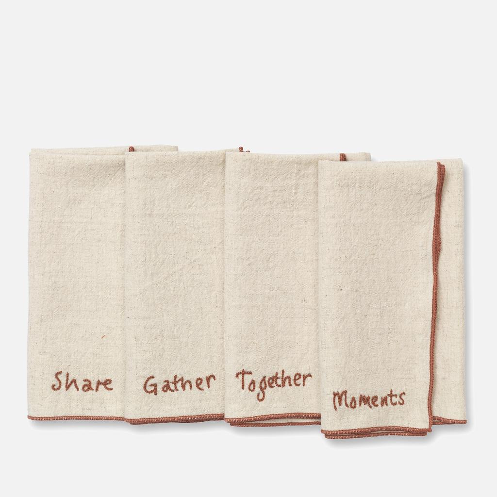 Ferm Living Ferm Living Occasion Napkins - Set of 4 - Natural