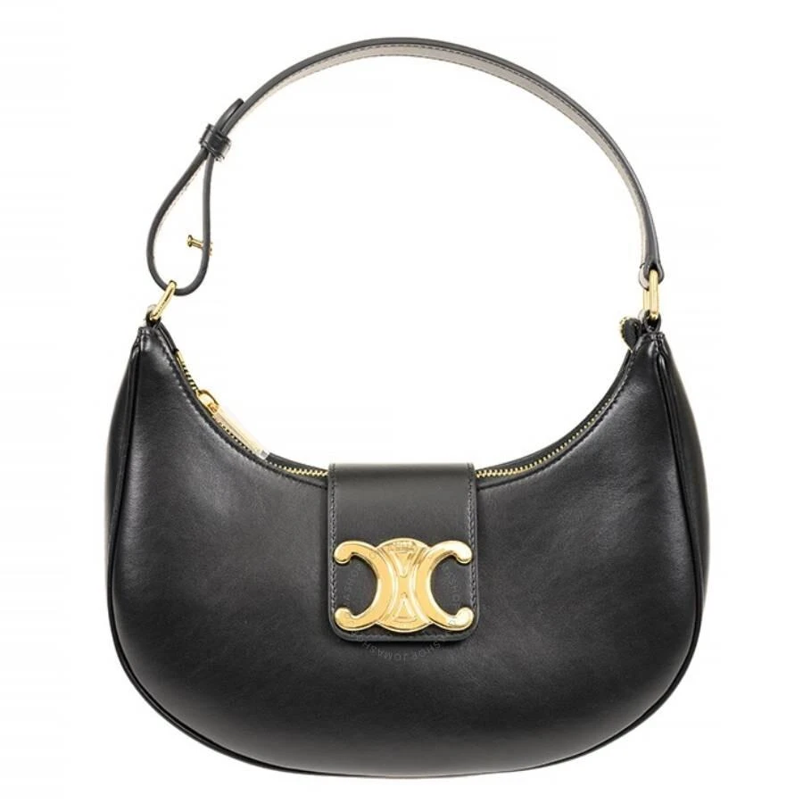 Celine Black Smooth Calfskin Medium Ava Triomphe Bag 1
