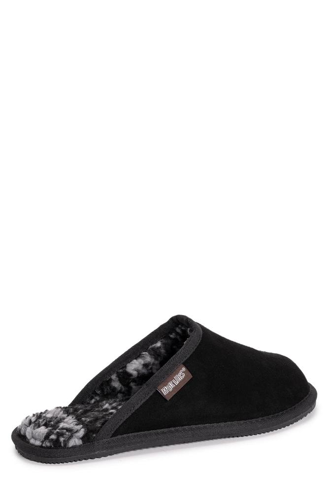 MUK LUKS Dave Faux Shearling Lined Suede Slipper