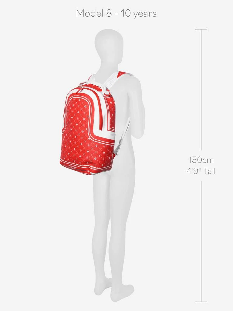 SprayGround Sprayground Kids 6th Avenue Backpack in Red (46cm) 4
