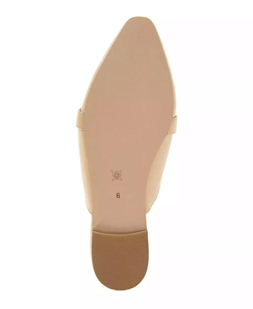 BCBG Women's Tara Buckle Mule Flats 5