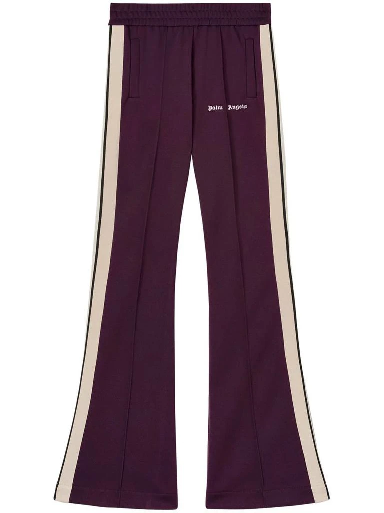 Palm Angels Palm Angels Classic Logo Flare Track Pants 1
