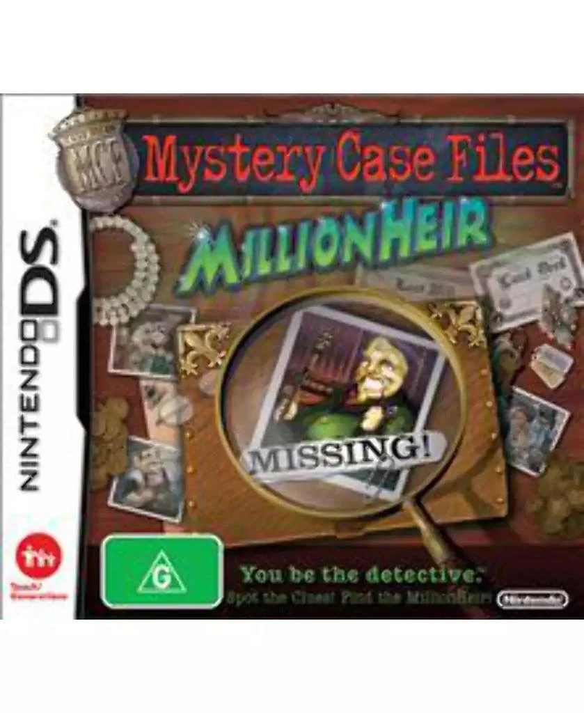 Nintendo Mystery Case Files: MillionHeir - Nintendo DS
