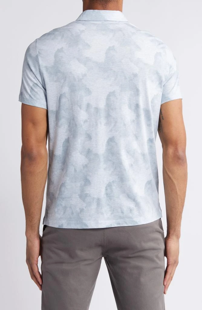 Robert Barakett Laing Slim Fit Cloud Print Polo 2