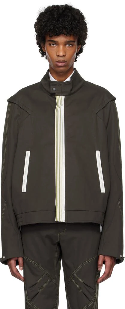 Kiko Kostadinov Brown Solix Jacket 1