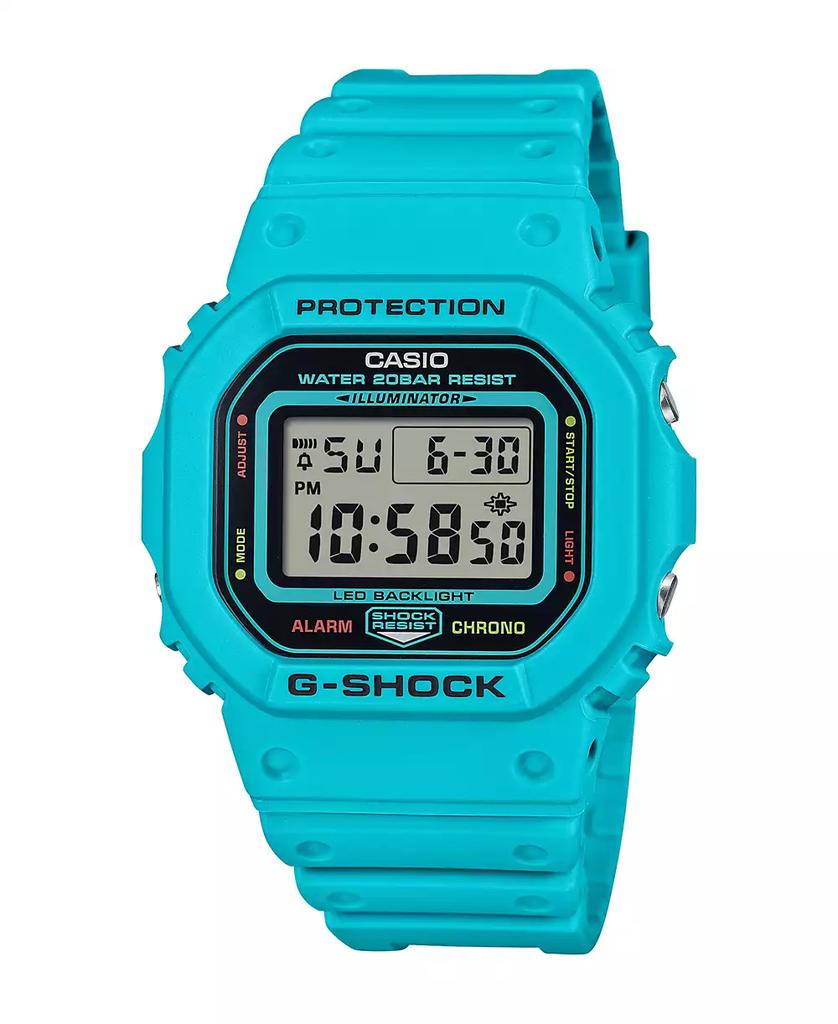 G-Shock Men's Blue Resin Watch, 48.9mm, DW5600EP-2
