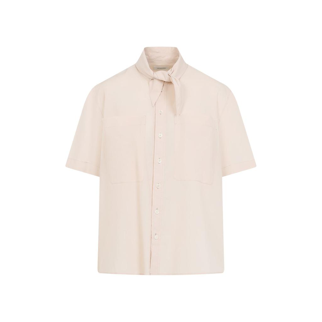 トップス Lemaire SHORT SLEEVE SHIRT WITH FOULARD lemaire-short-sleeve-shirt-