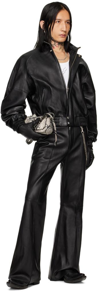 LU'U DAN Black Raglan Leather Jacket - Jackets - Compare Prices
