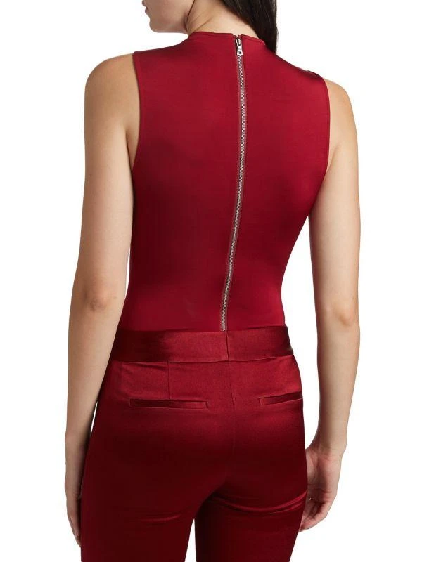 Alice + Olivia Nichol Turtleneck Sleeveless Bodysuit 2