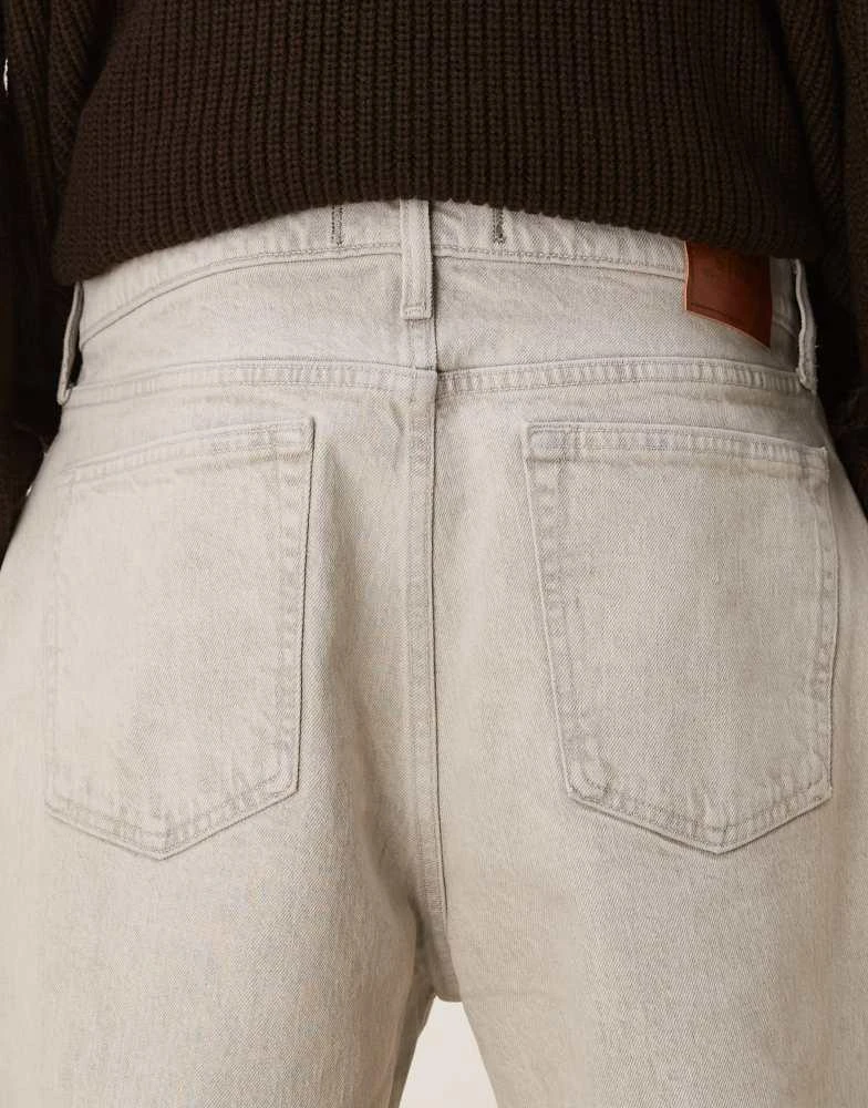 Abercrombie & Fitch Abercrombie & Fitch baggy jean in grey wash 4