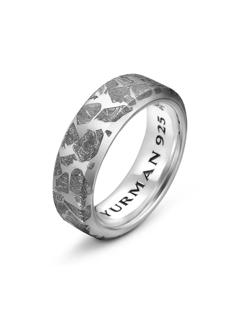 David Yurman Meteorite Band Ring in Sterling Silver, 8.5MM 2