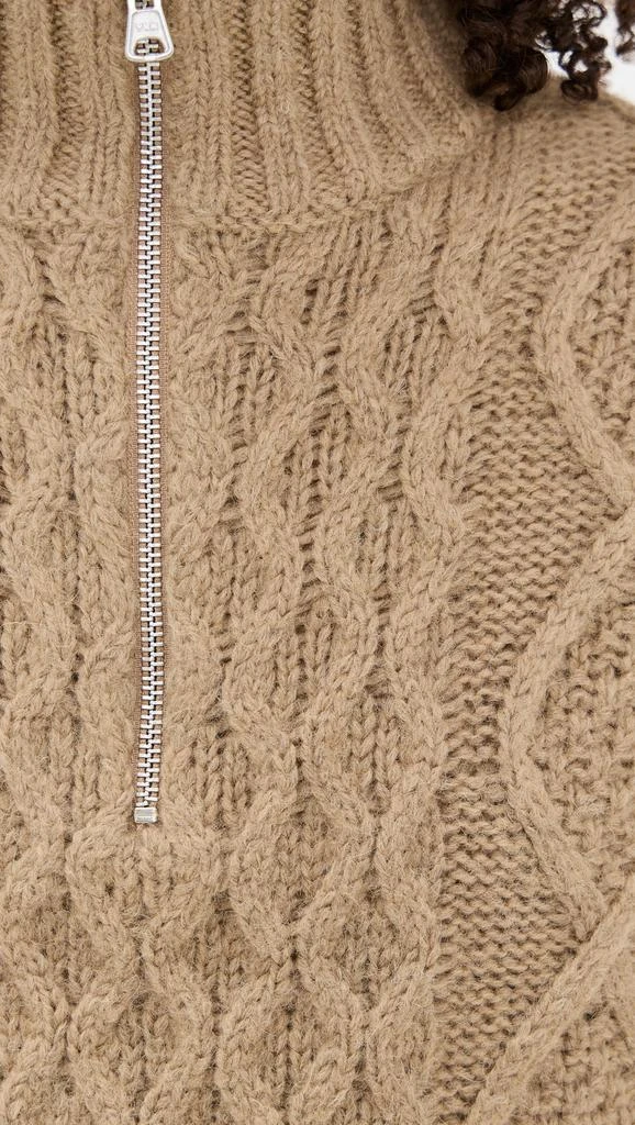 Jenni Kayne Cable Half Zip Sweater 5