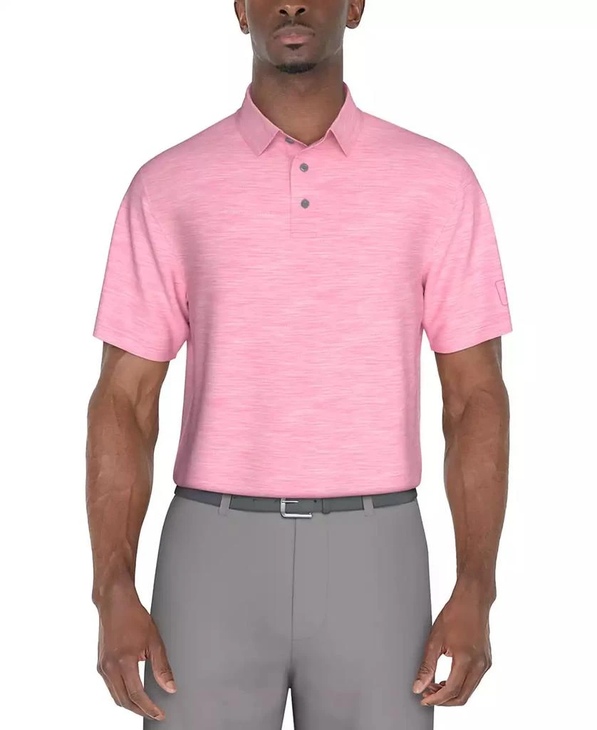 PGA TOUR Men's Jasper Airflux Short Sleeve Performance Polo Shirt 1