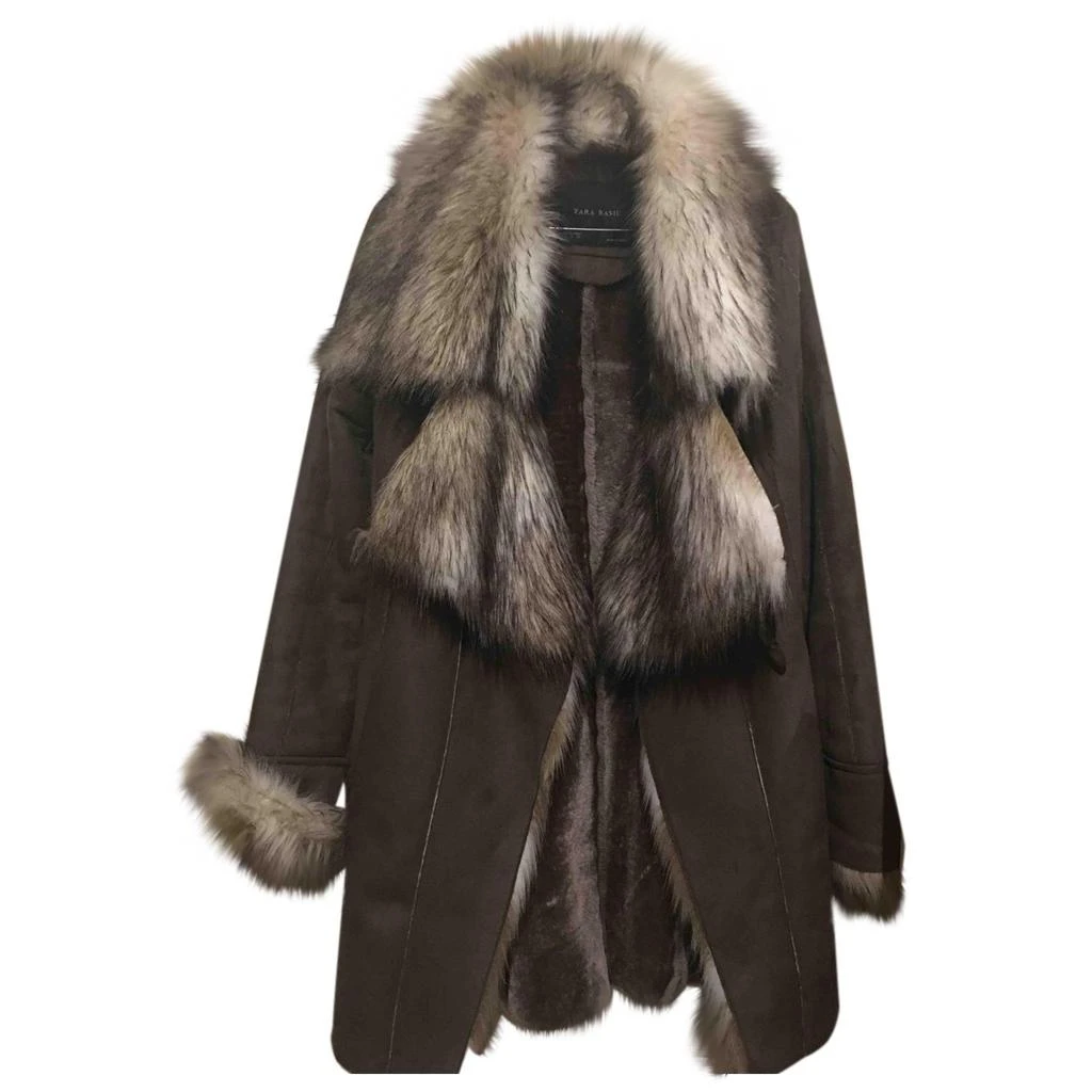 Zara Zara Faux fur coat 1