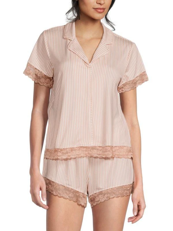Bobeau 2-Piece Butter Pajama Set 1