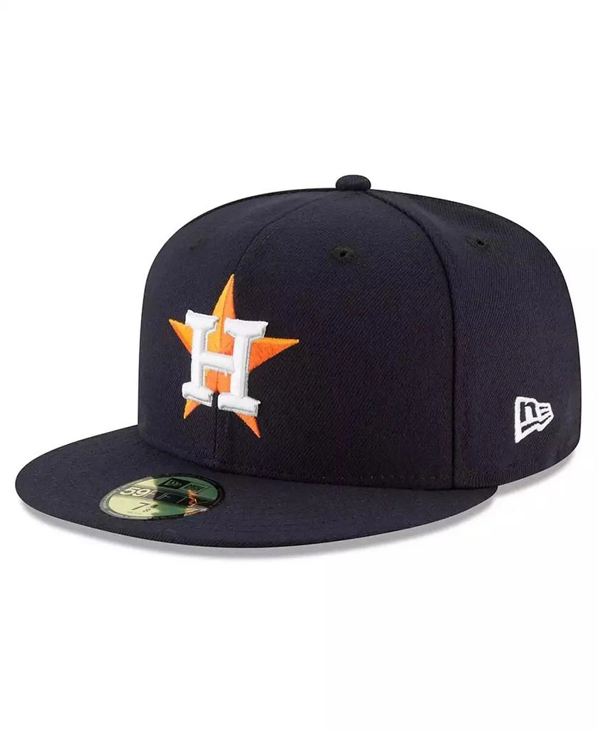 New Era Men's Navy Houston Astros 2022 World Series Side Patch 59FIFTY Fitted Hat 3