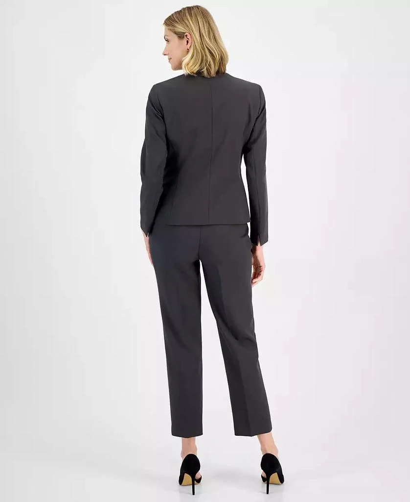 Le Suit Women's Single-Button Blazer and Slim-Fit Pantsuit 2