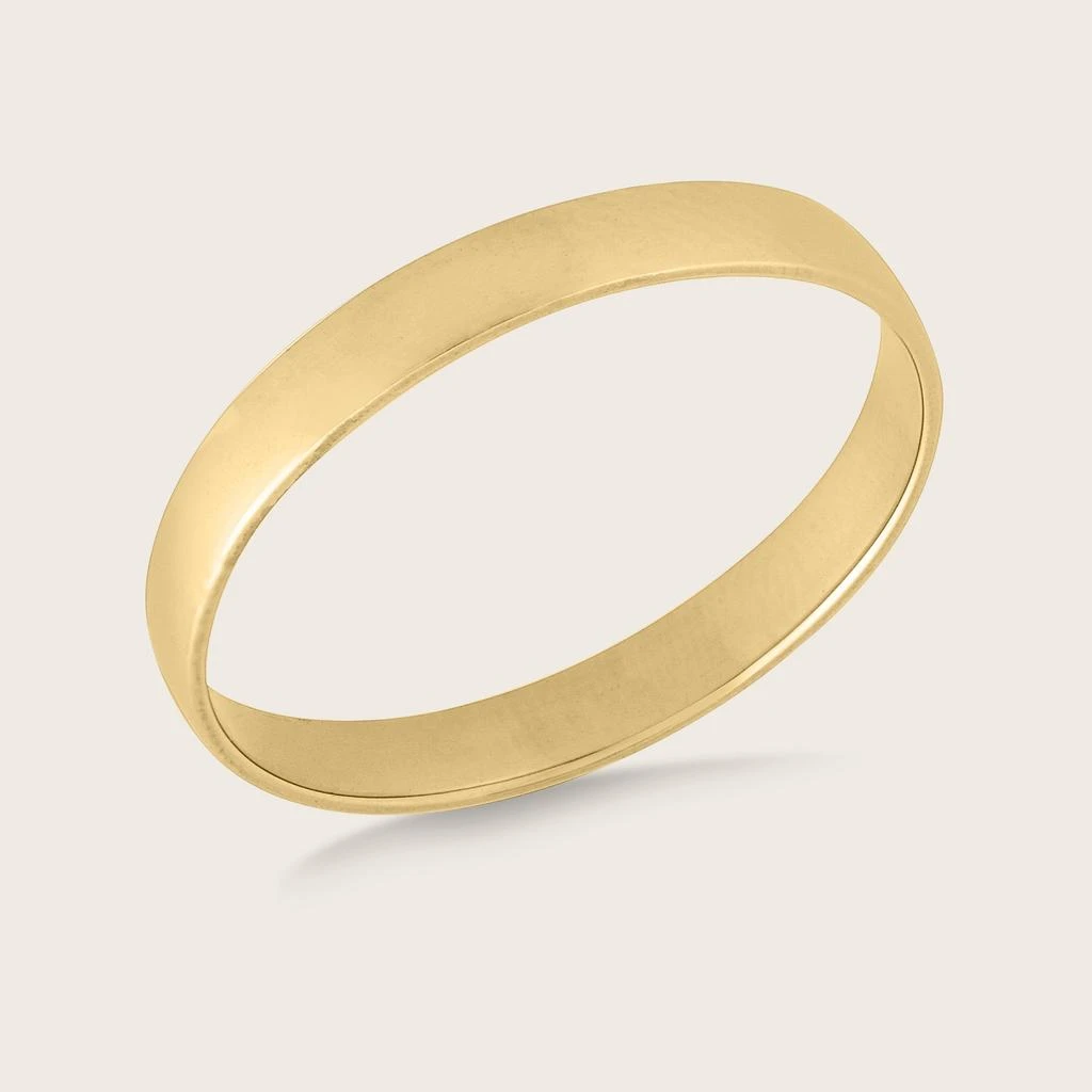 Pajure 14k Yellow Gold Bold Stacker Band Ring 1