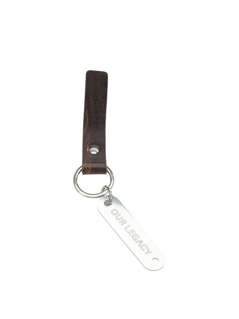 Our Legacy Our Legacy Leather Logo Keyring from Cettire