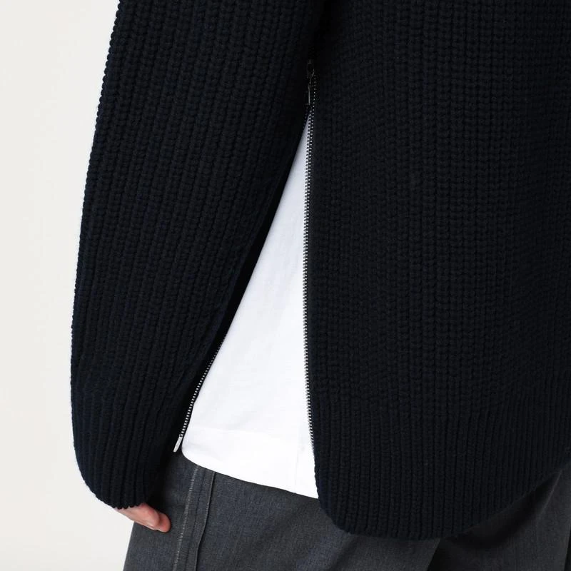 Dries Van Noten Black wool zip-up cardigan 5