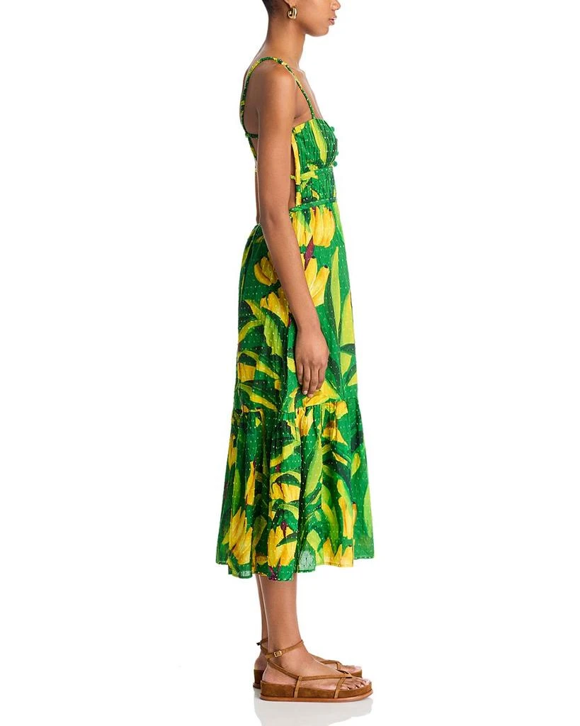 Farm Rio Banana Aquarela Midi Dress 5