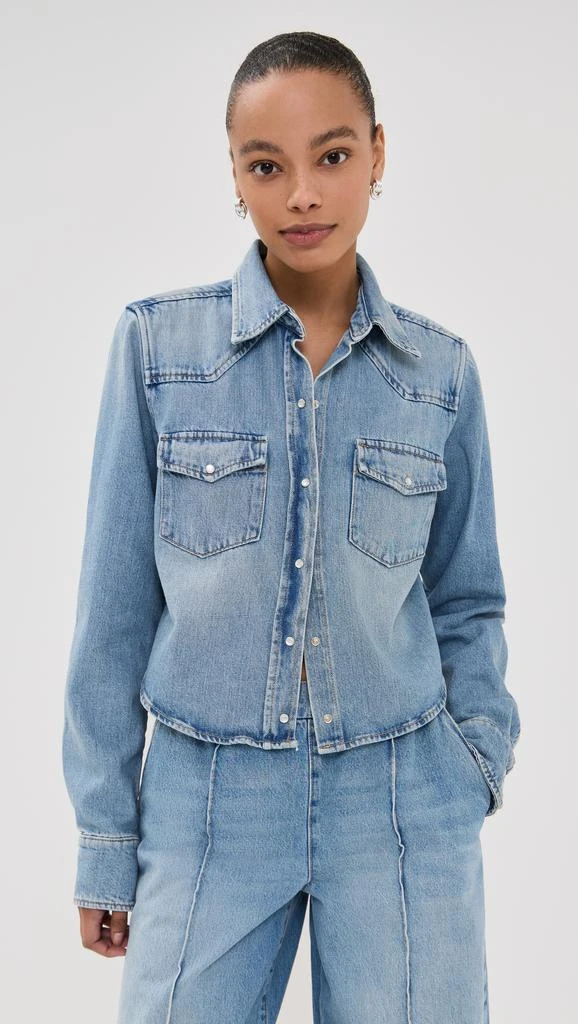 SPRWMN Cropped Western Shirt 1